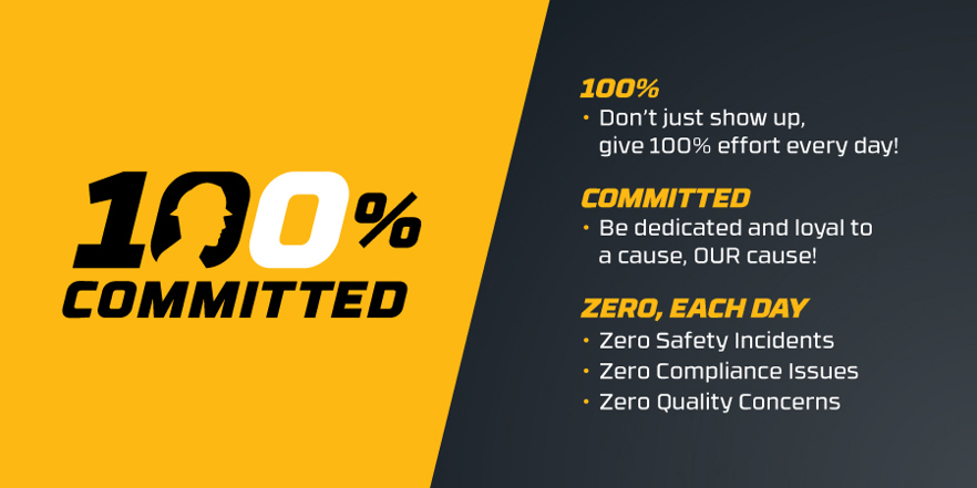 100 committed